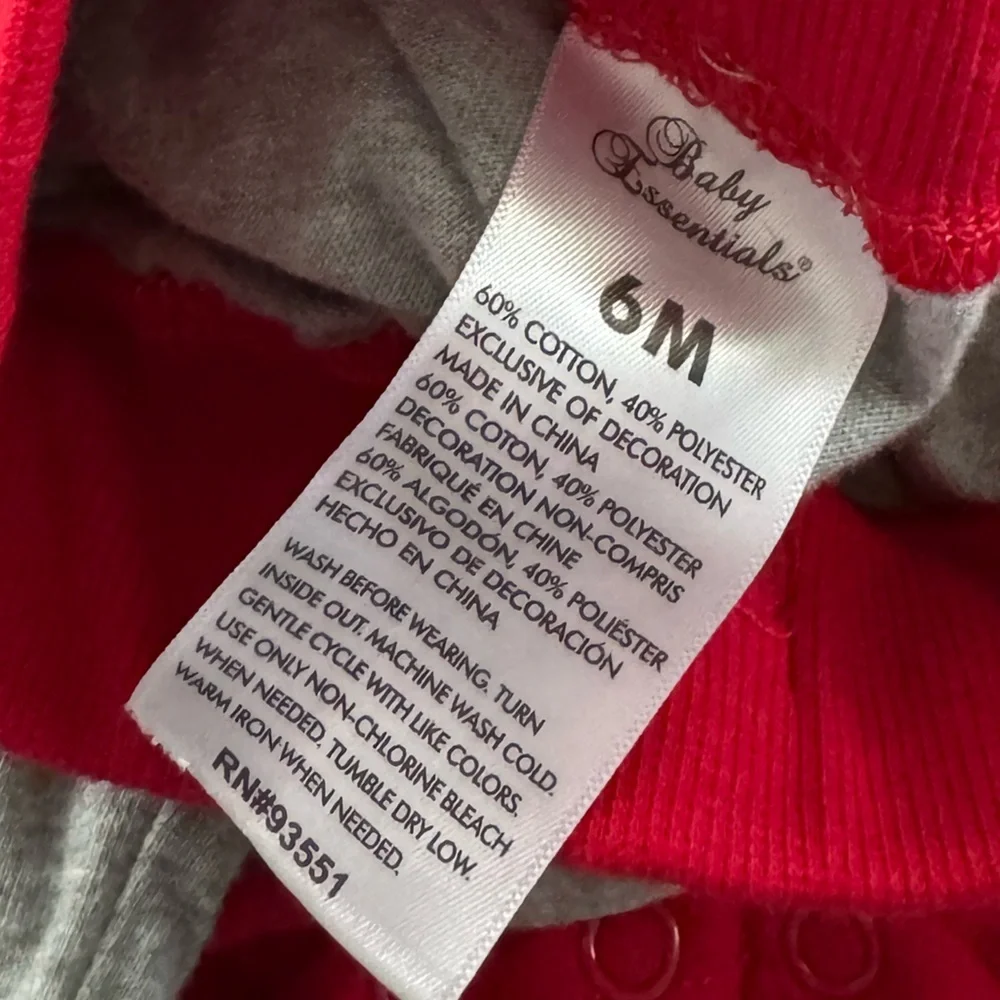 Baby Essentials Vibrant Red Apparel